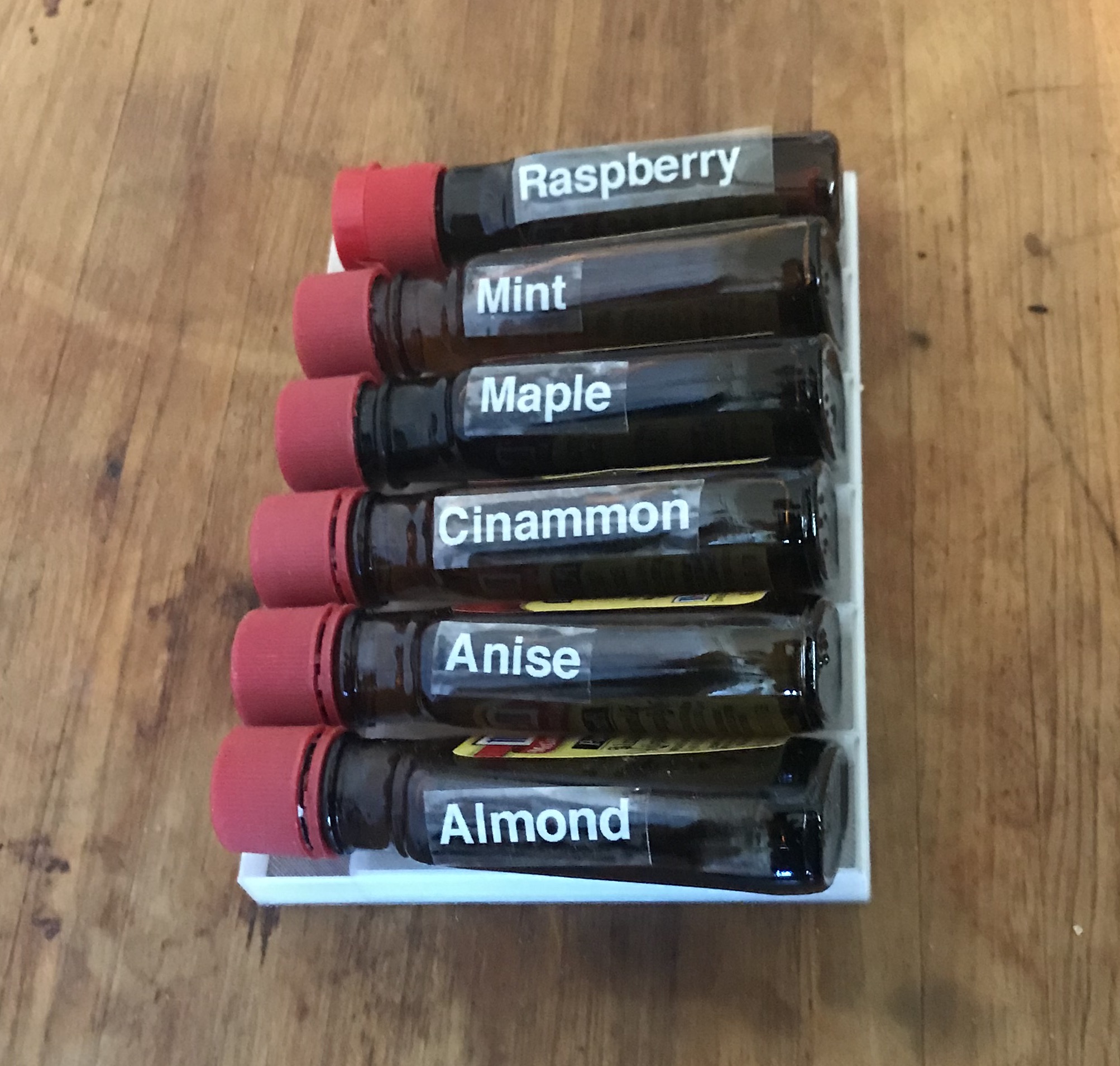 Parameterizable baking extract caddy