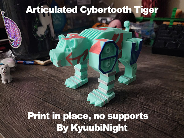 Cybertooth Tiger (Articulated robot sabertooth tiger)