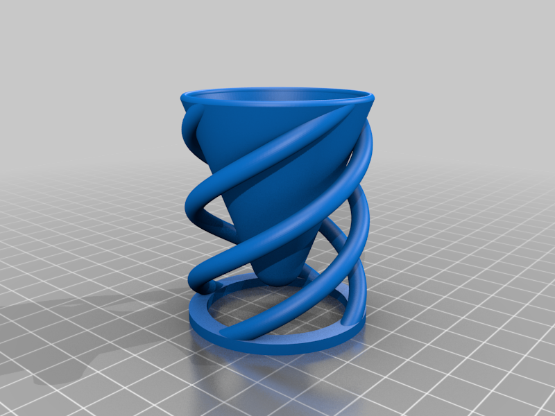 Floating Spiral Shot Glass