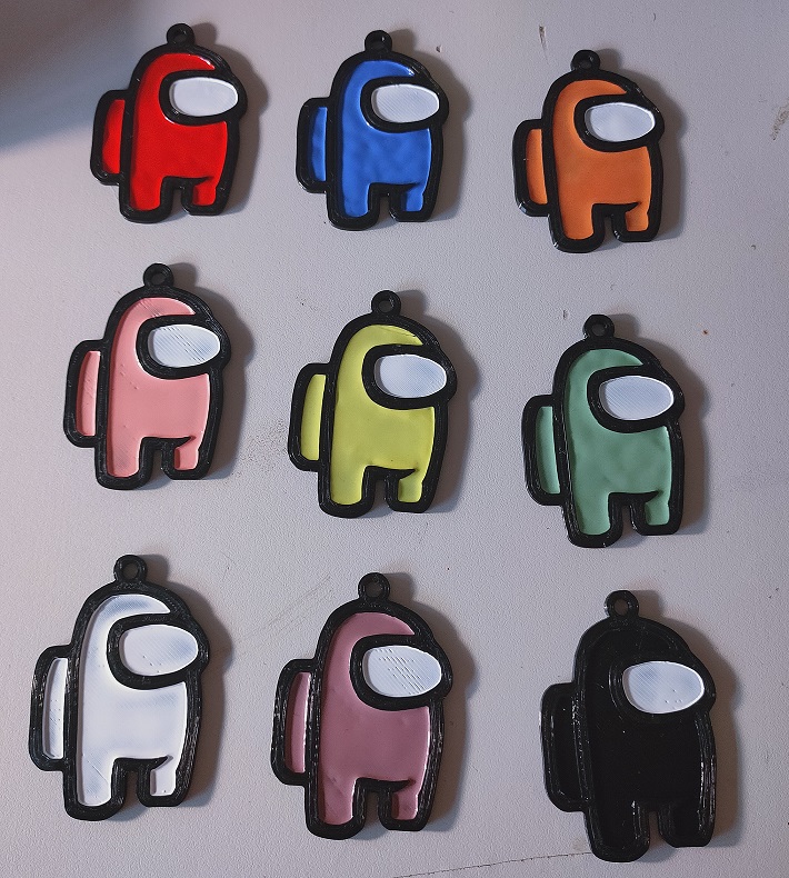 Among Us Keychain