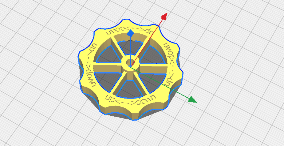 Bed leveling wheel