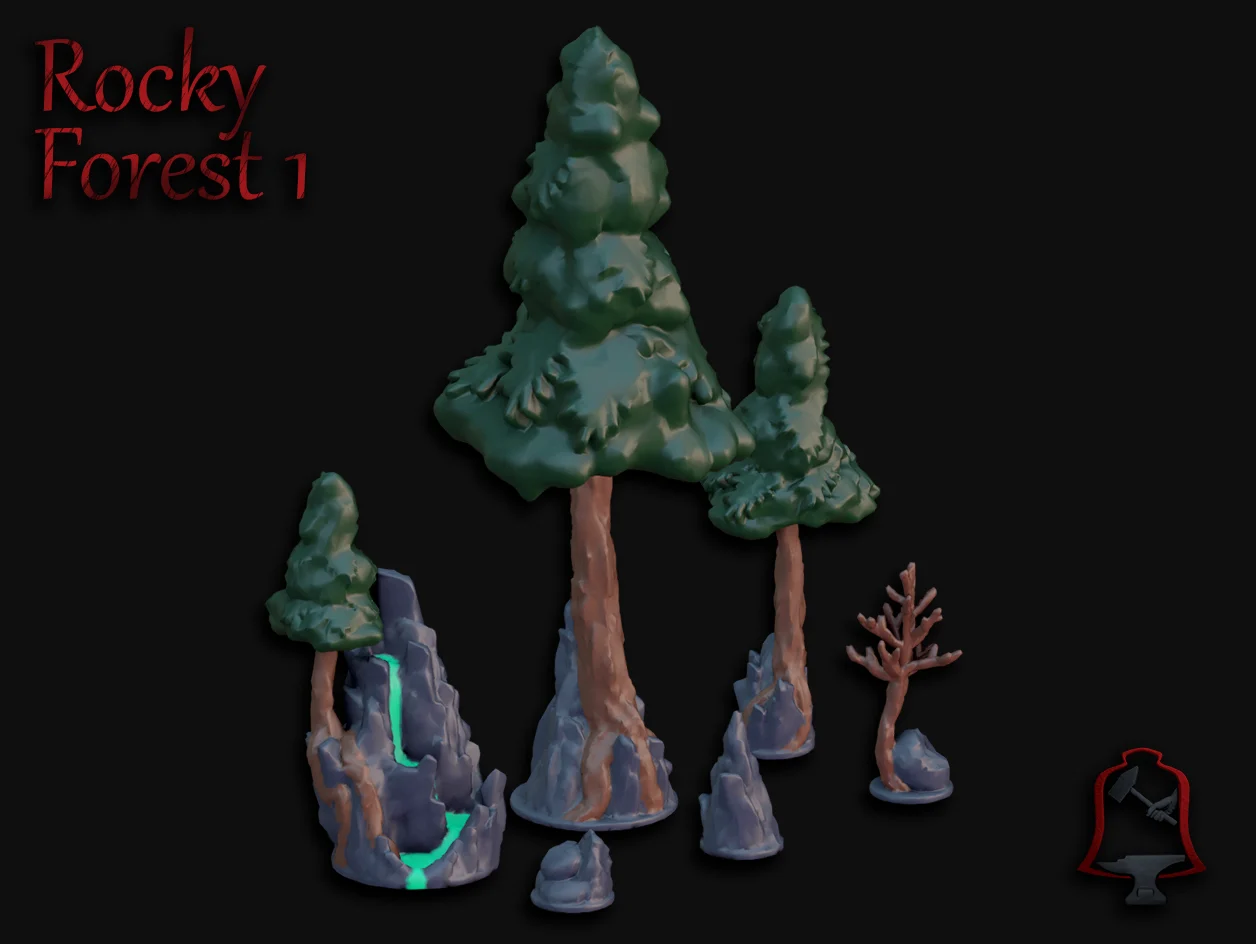 OpenFoliage Rocky Forest Inserts