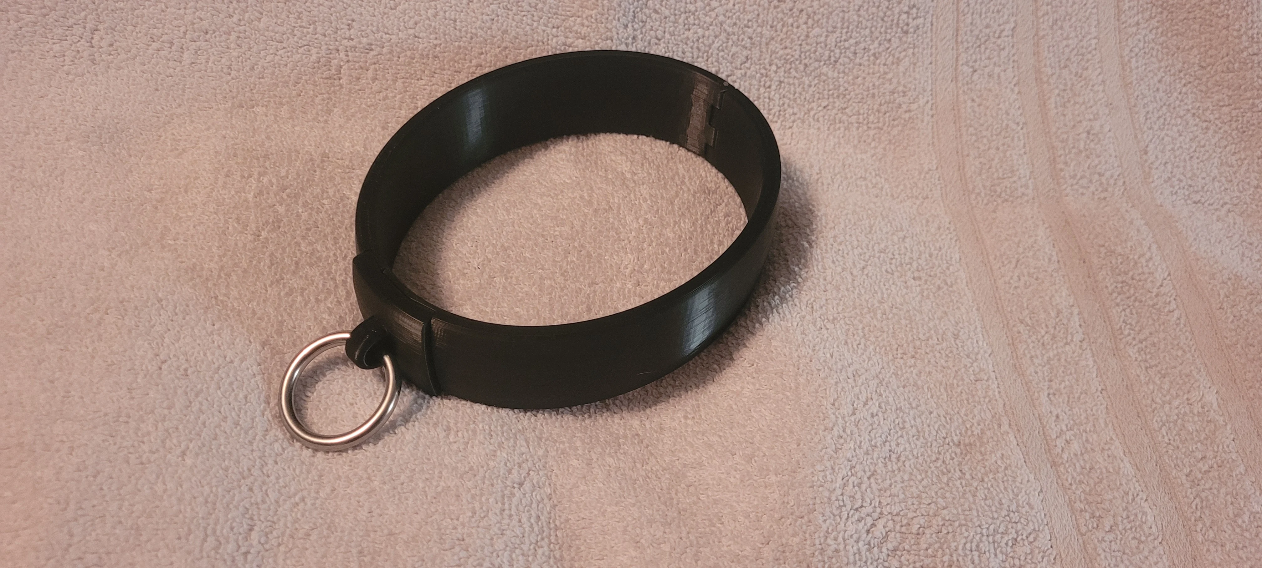 BDSM Collar with cylinder lock