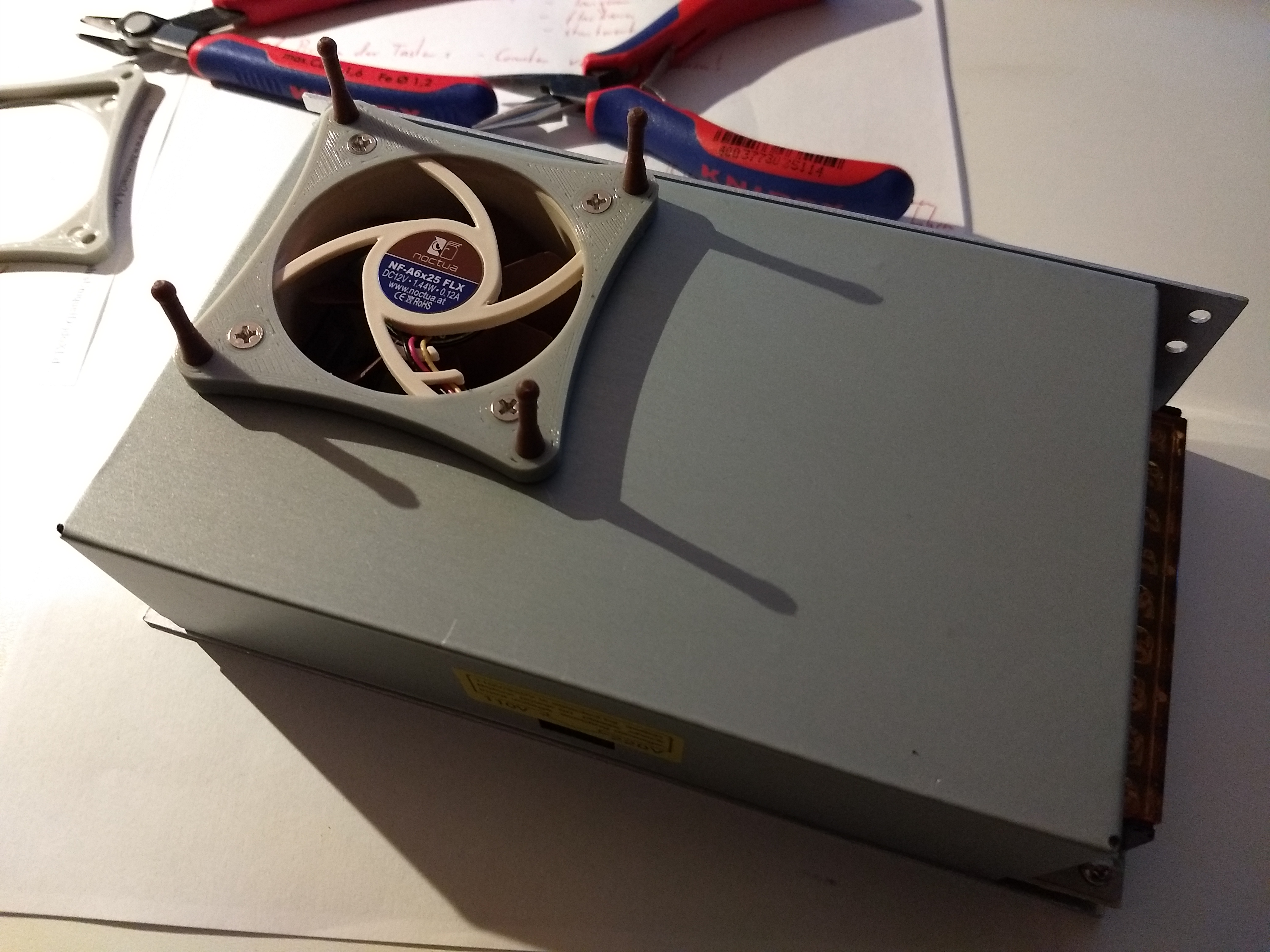 Anycubic i3 Mega - Powersupply Noctua 60mm fan adapter