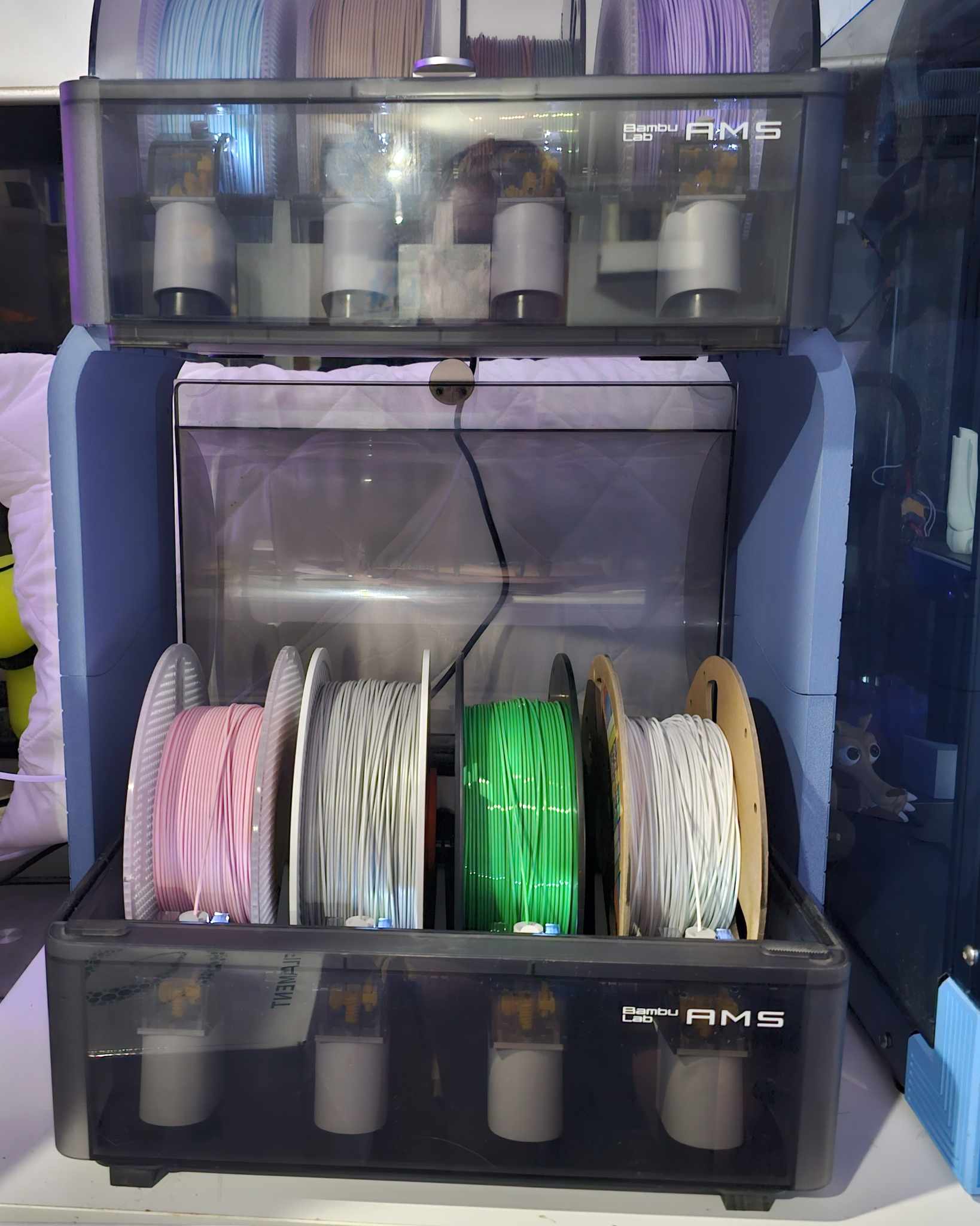 AMS stacking stand for Bambu Lab X1 and P1P