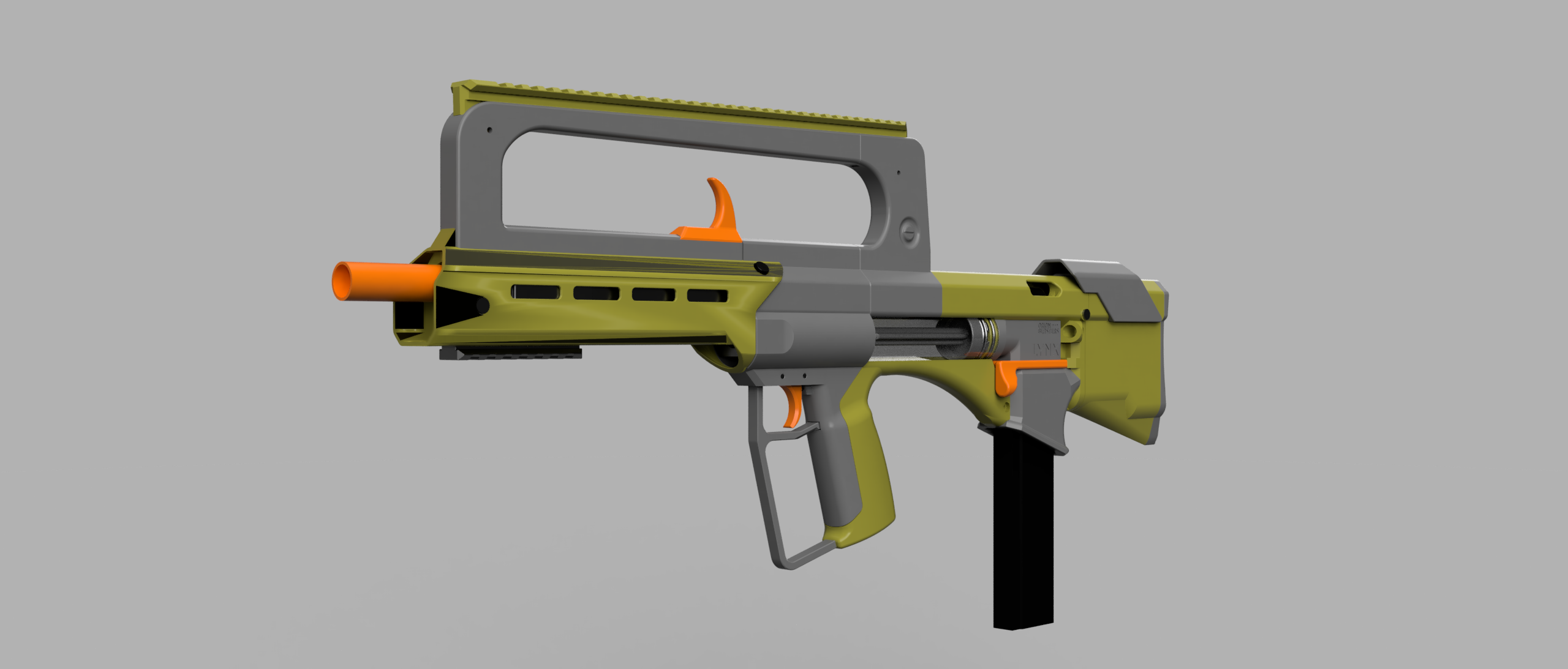 Lynx Nerf Blaster FAMAS Remix