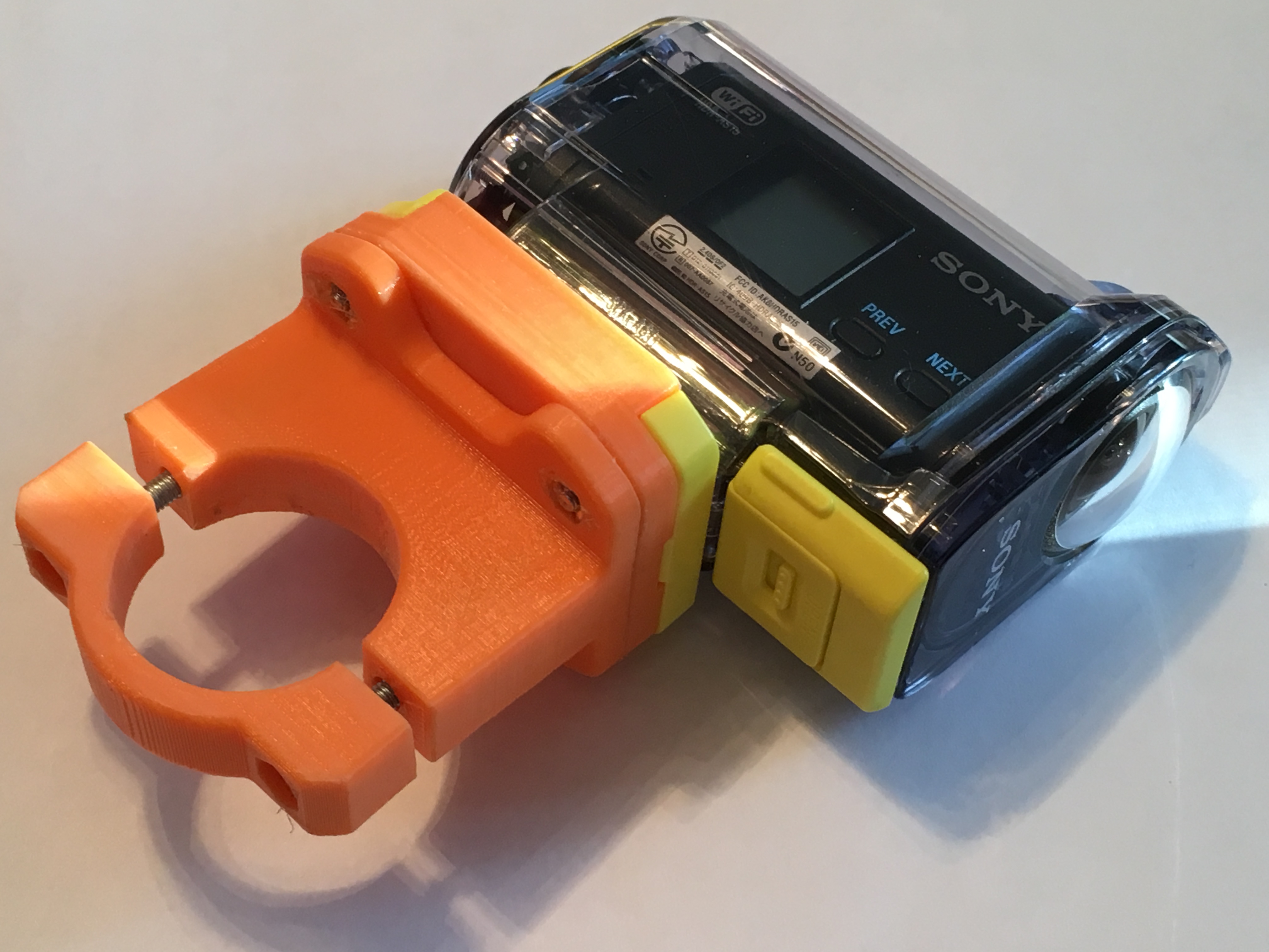Sony Action Cam bike mount for HDR-AS15
