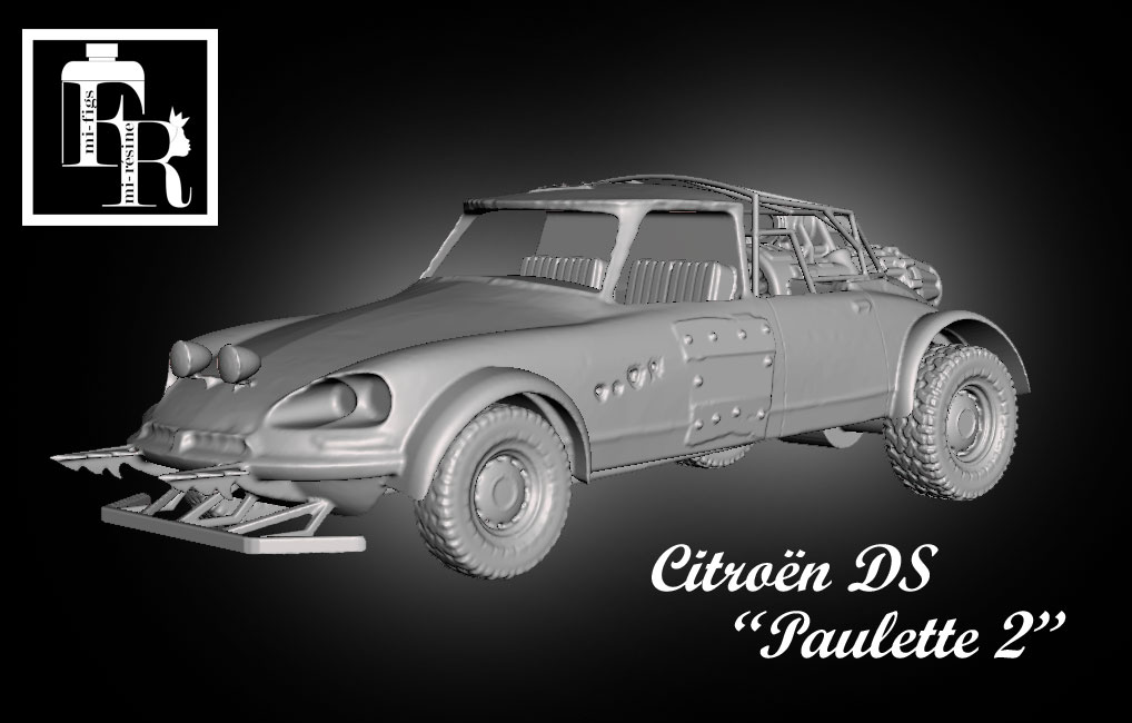 Bitume/Gaslands Citroën DS 23 "Paulette" post-apocalyptic