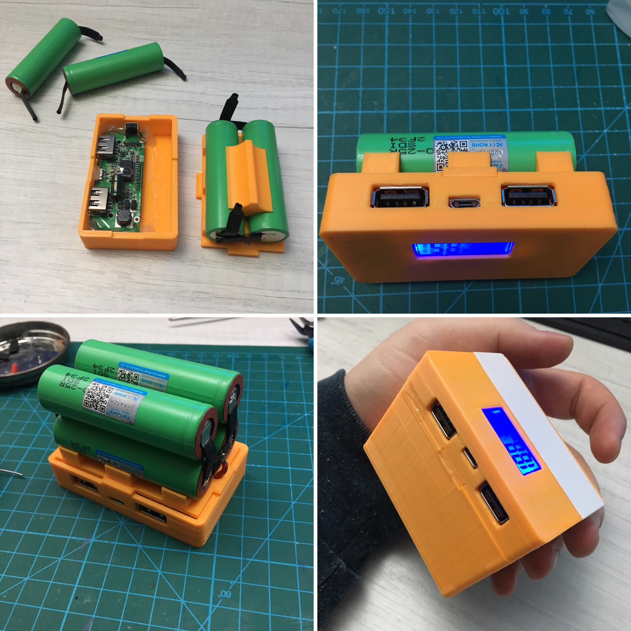 Power bank 4 cell 10000 mAh