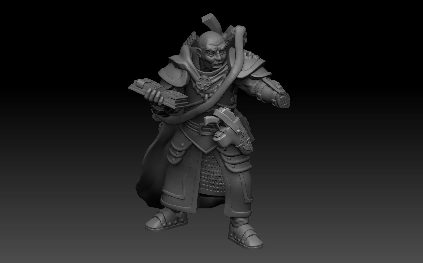 Ministorum Priest - Autogun and Laspistol