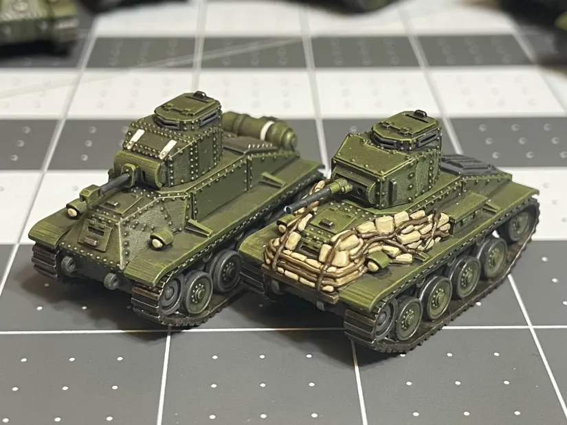 1-100 Kranesca and Vulcan Light Tank