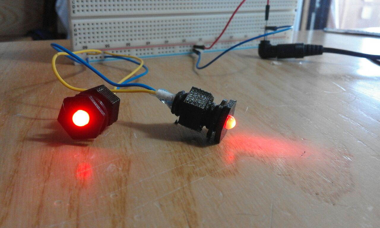 5mm LED holder - Screw