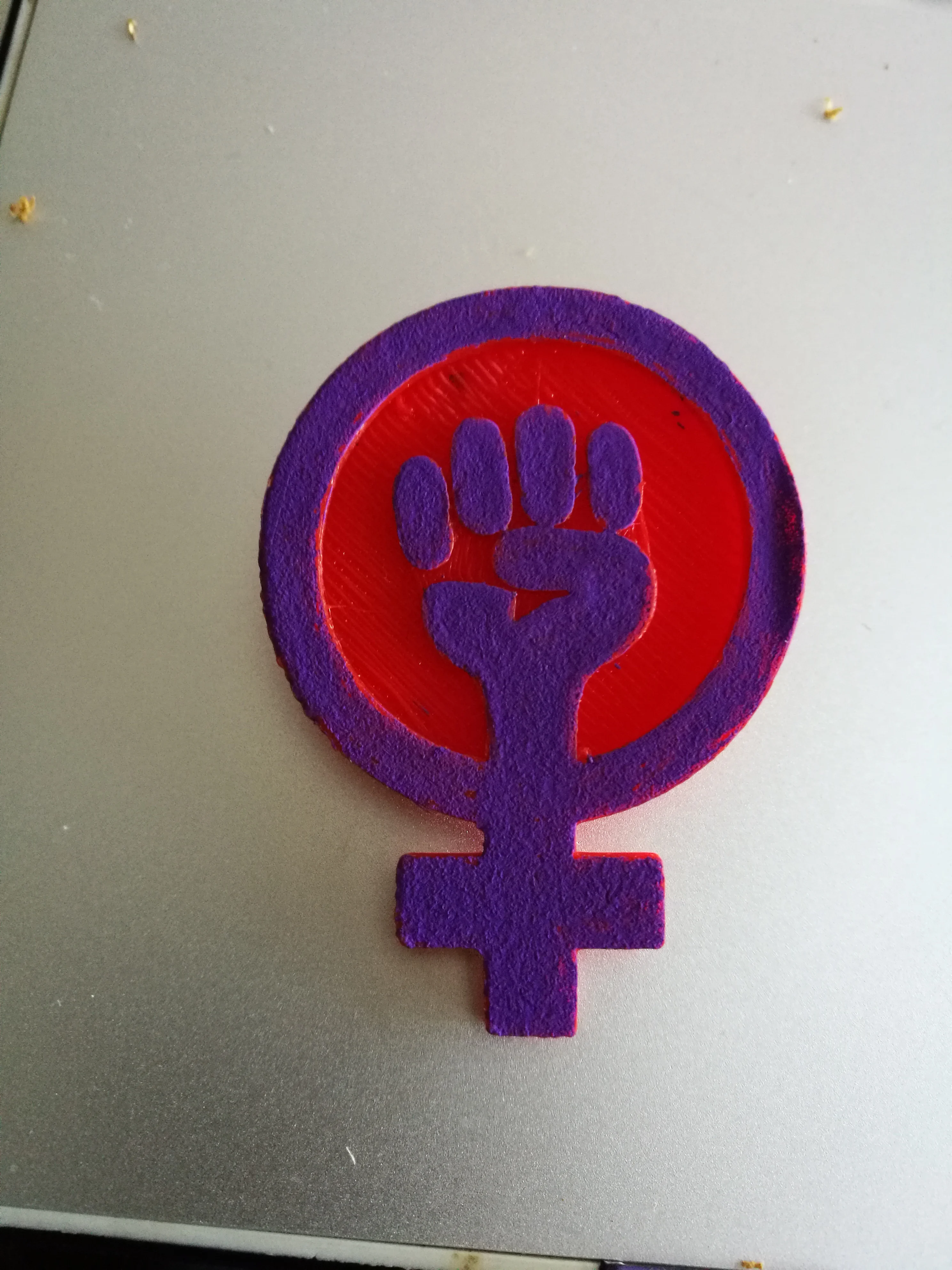 Feminism logo Pin