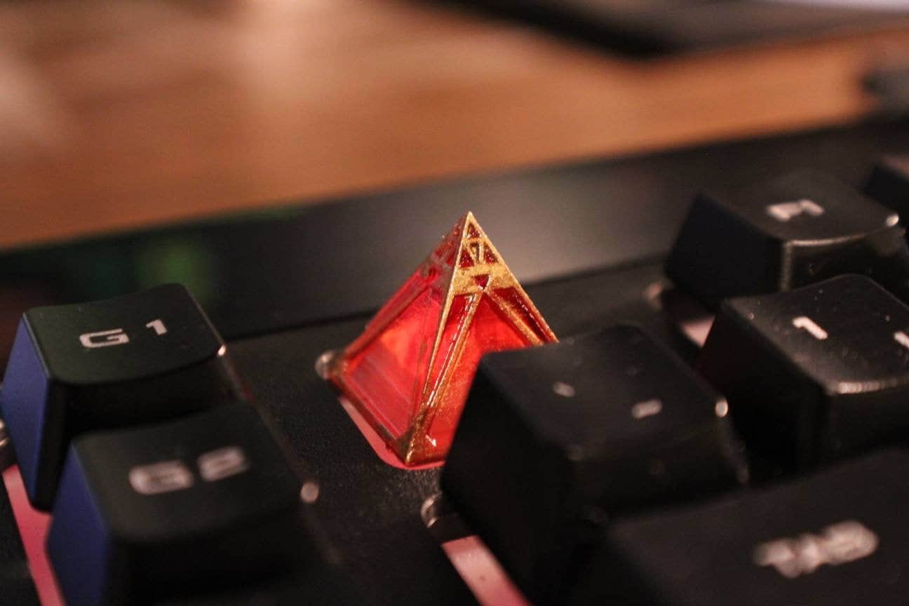 Jedi and Sith Holocron artisan keycaps - no stem