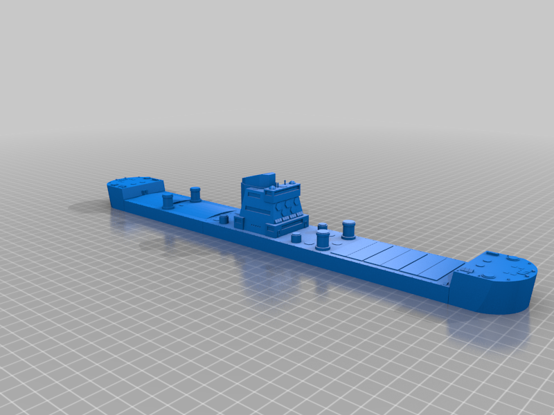BHI Modular Cargo Tanker Helicarrier Ship