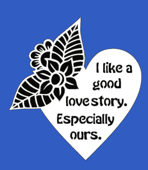 Love Story Plaque