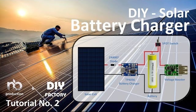 DIY - SOLAR BATTERY CHARGER