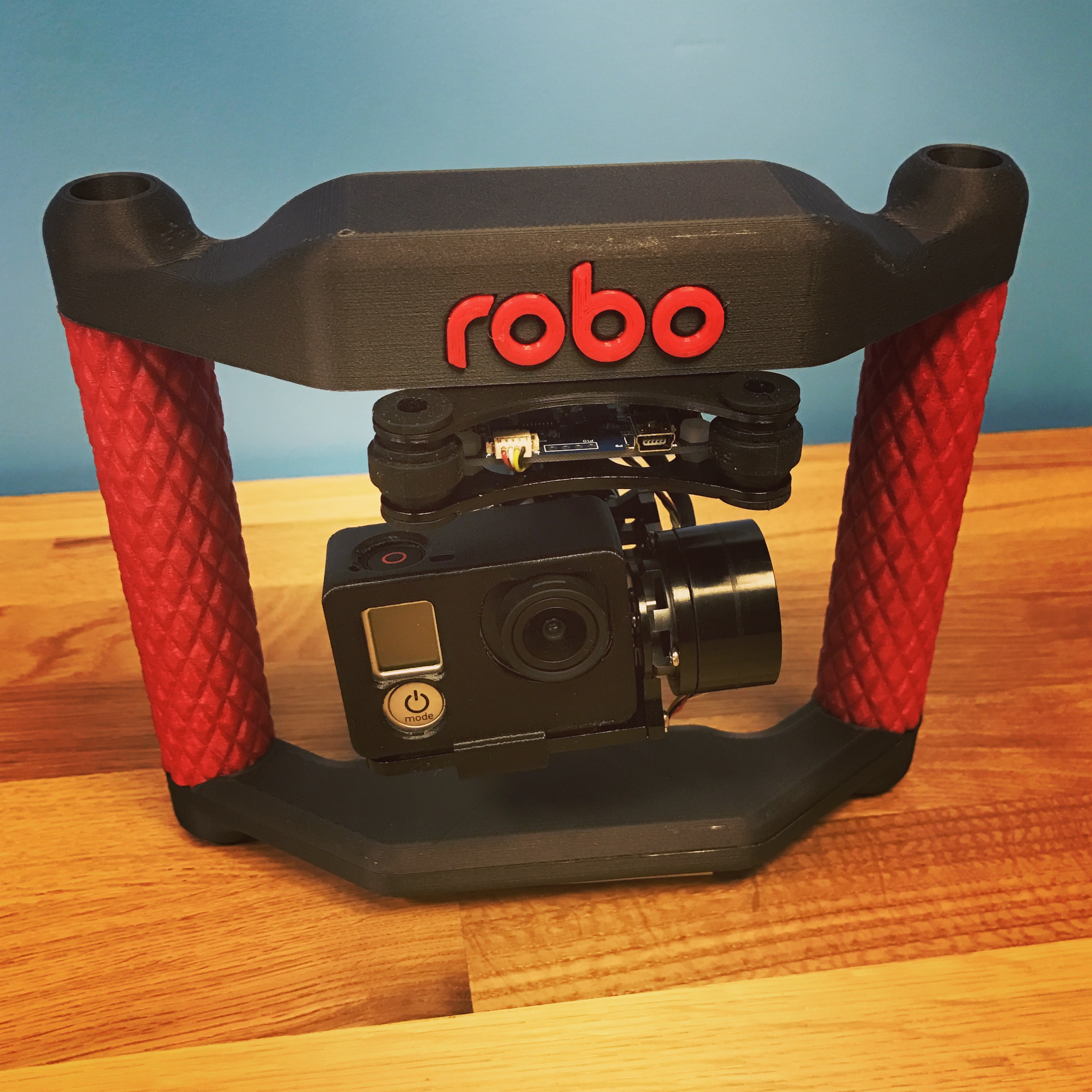 Robo Customized Go Pro Rig with Gimbal Mount