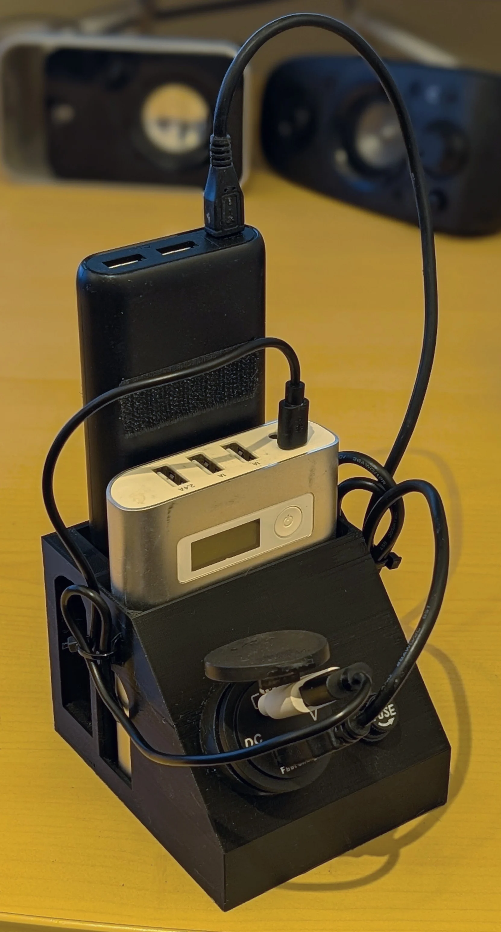Solar Charger box for two Battery Banks