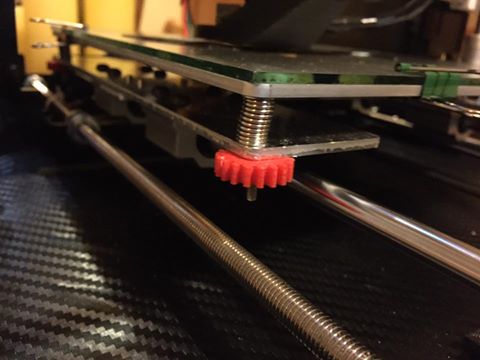 Anet A8 Rondella dentata per regolare altezza del bed