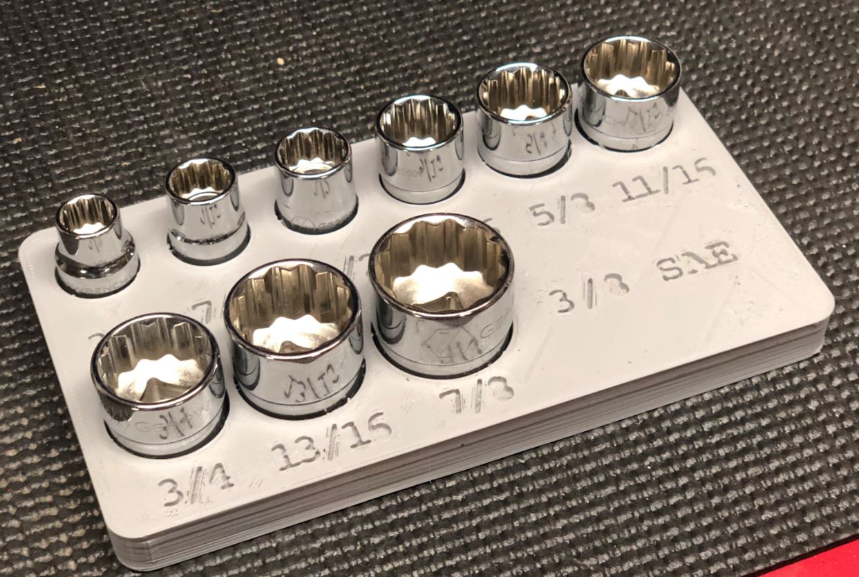 SAE Socket Organizer