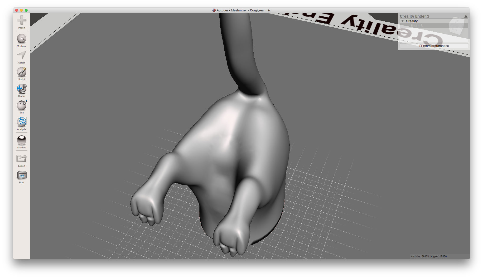 Rocket corgi - Bowdlerized bottom