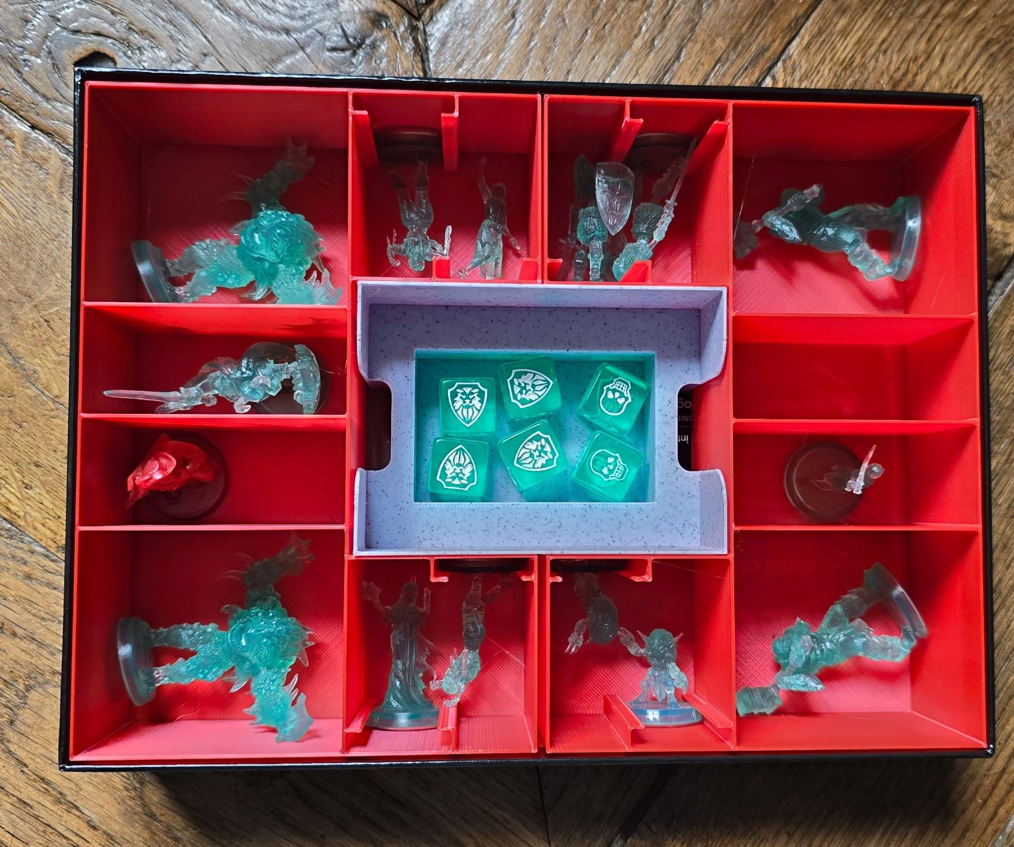 HEROQUEST INSERT BOX ORGANIZER Prophecy of telor and Spirit Queen's Torment