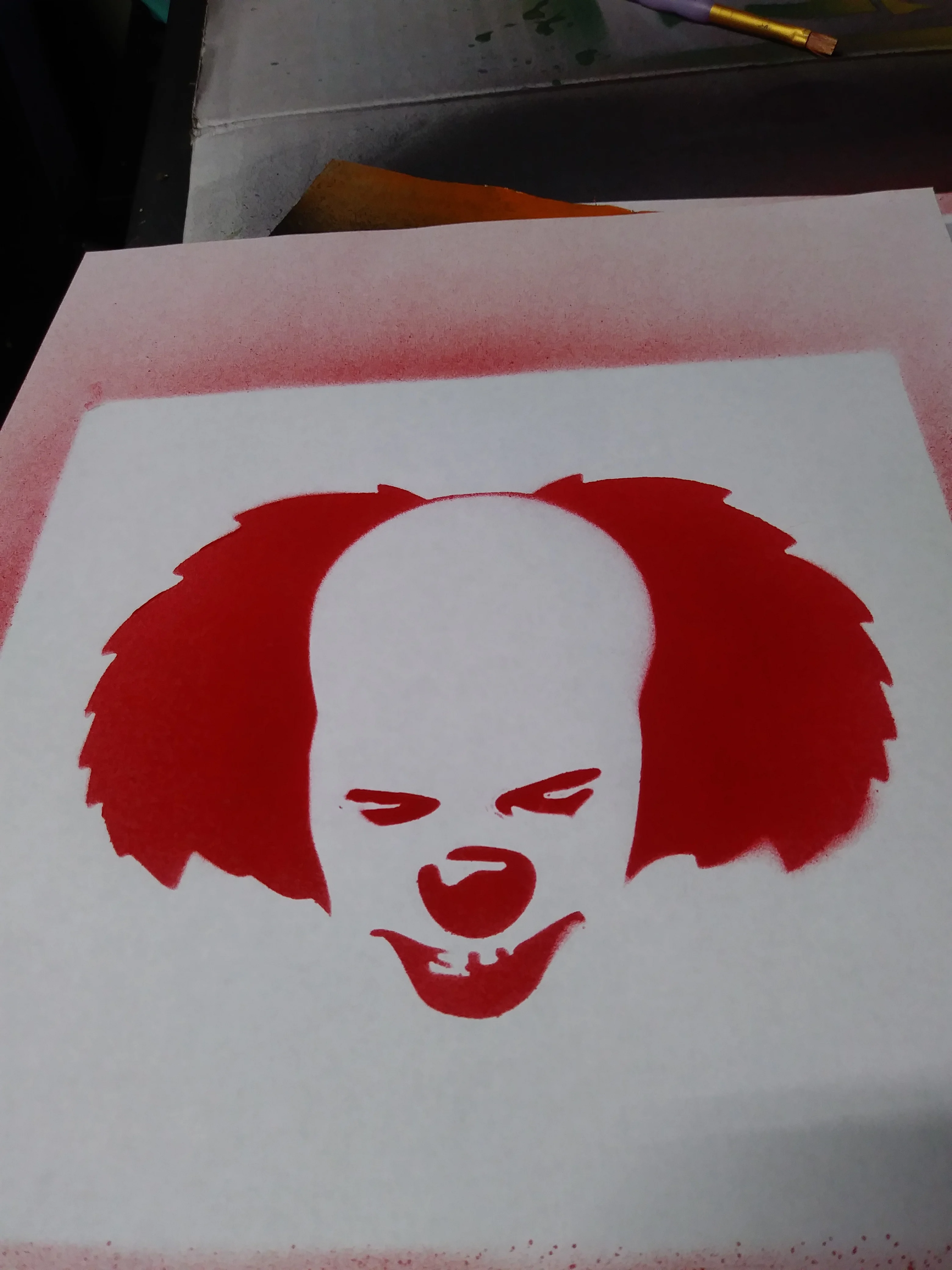 Pennywise (IT) Stencil