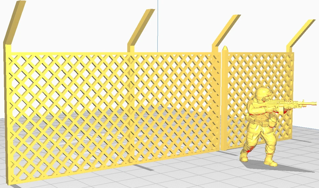 Star Surge Perimeter Fence 28mm scale