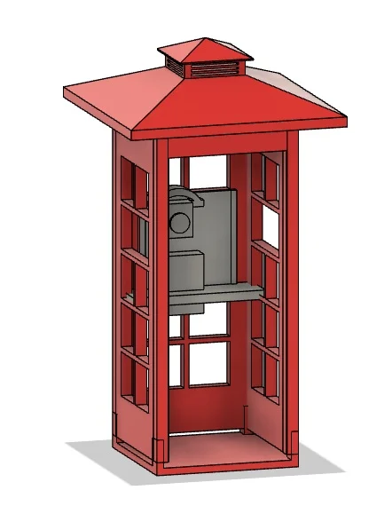 Australian Phone Booth 1950s