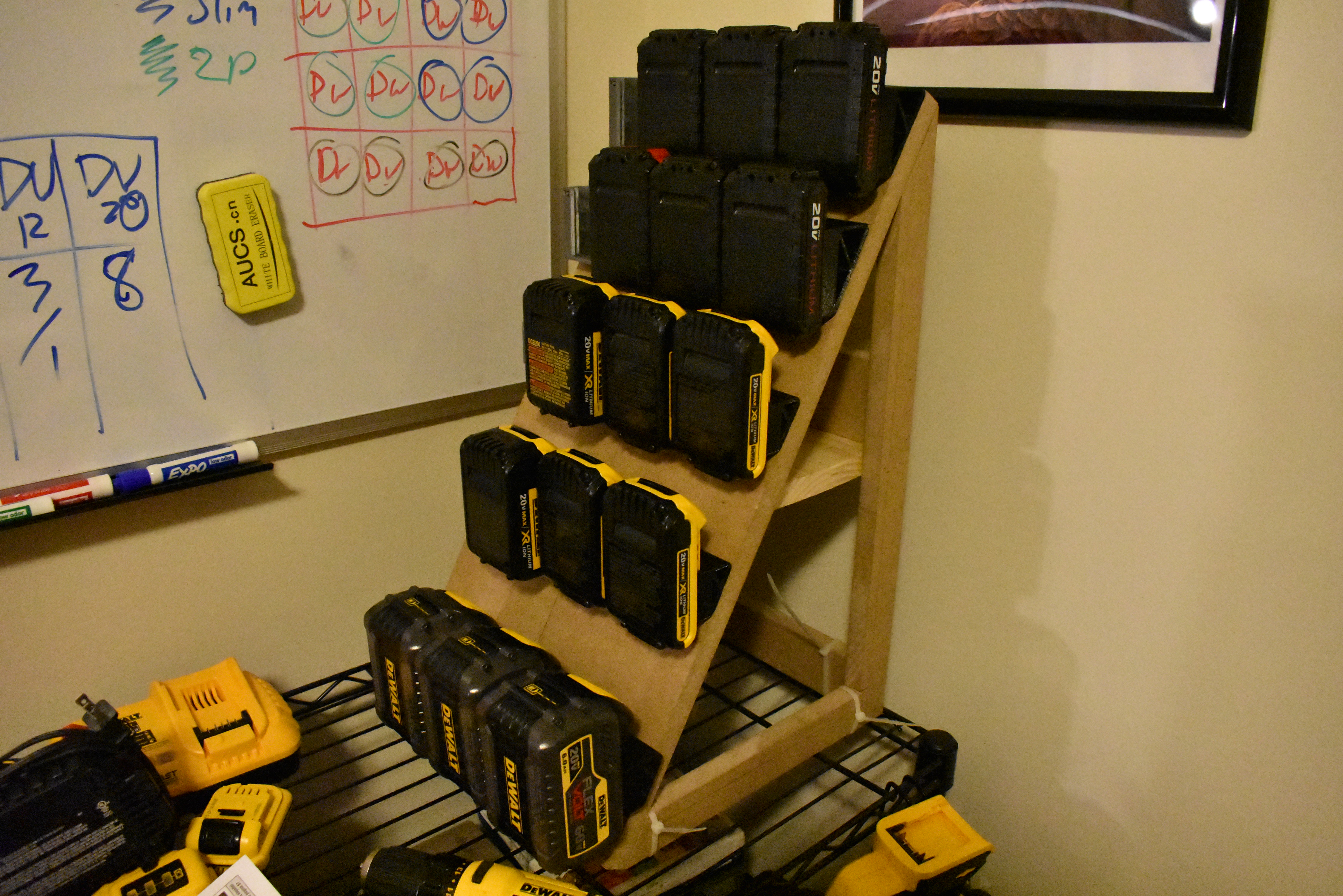 DeWalt and Porter-Cable 20V Battery Storage Feet