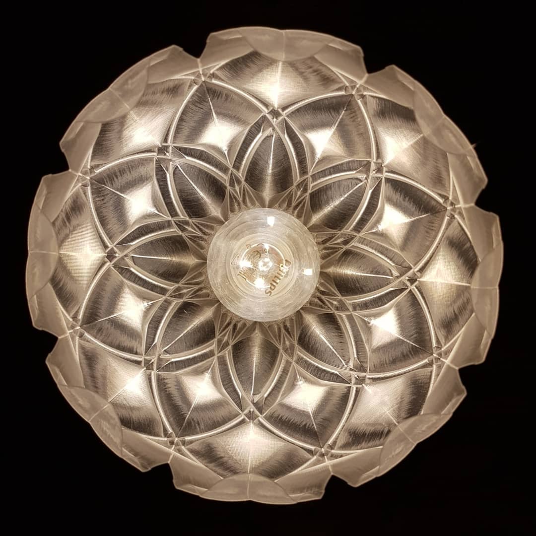 OCTASHADE lampshade Lampenschirm(highres)-vase spiral mode