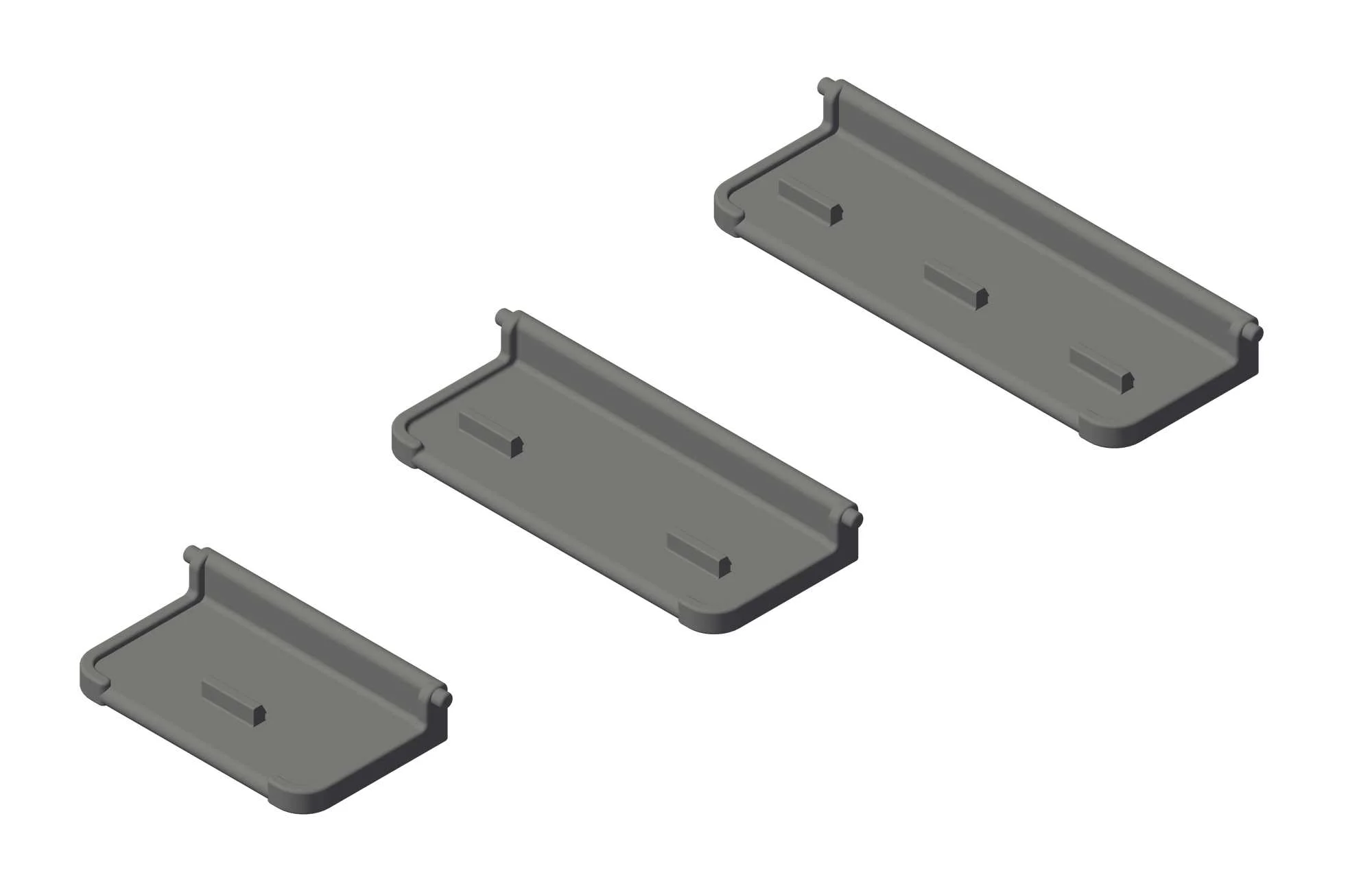 ClickClack container lid clips. Large, medium & small