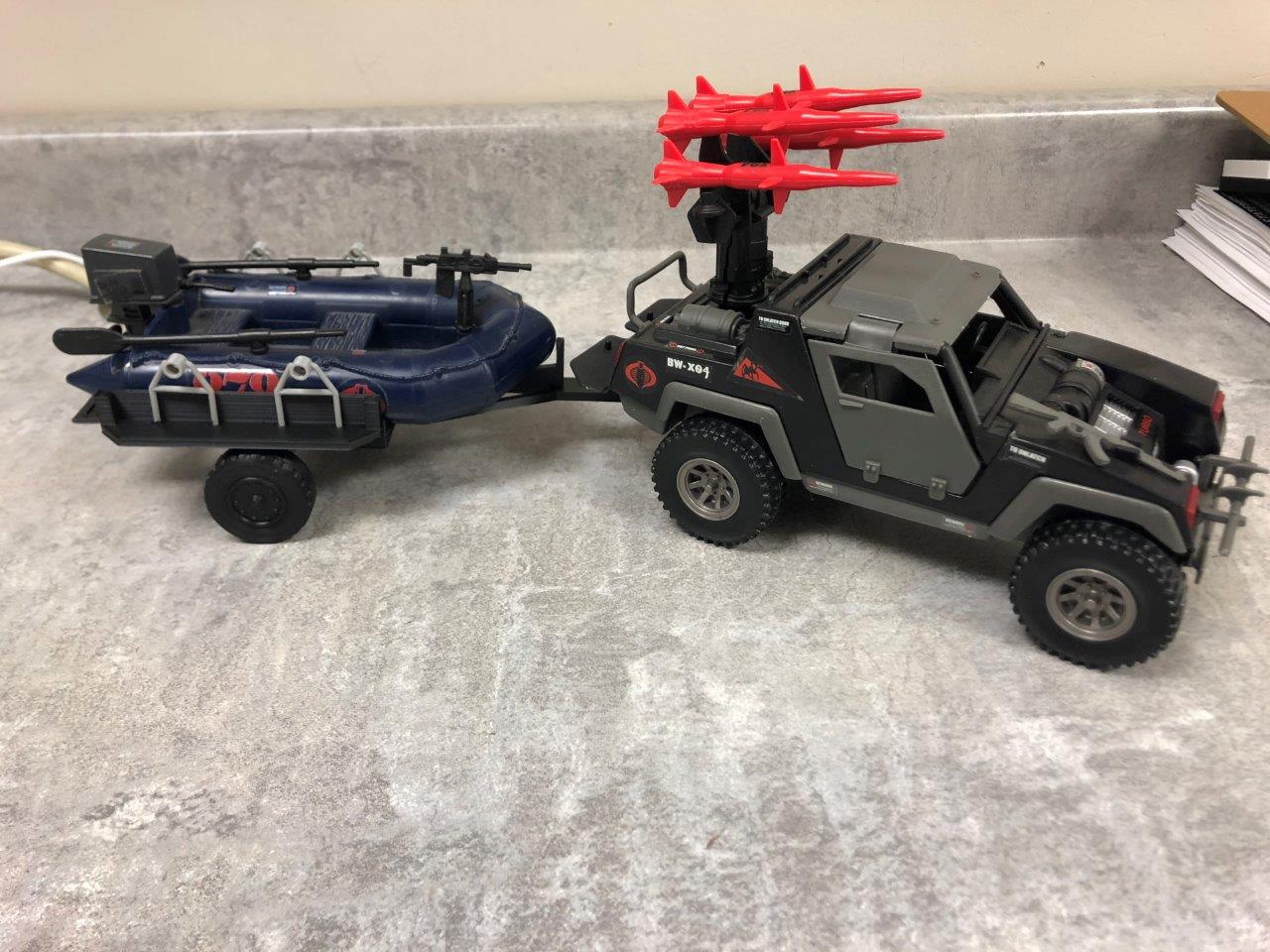 GI Joe Cobra Night Landing Craft Trailer