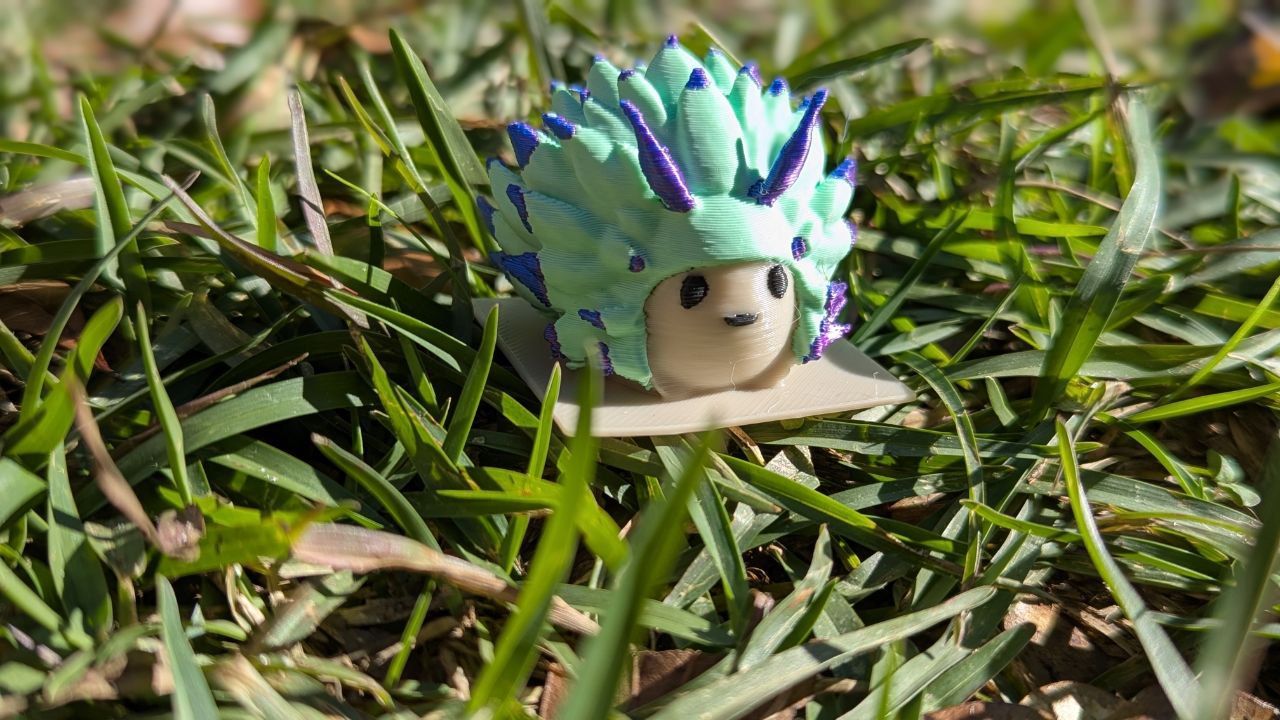 Sheep Leaf Slug (Costasiella kuroshimae) 3D Model - cute sea animal - sea slug
