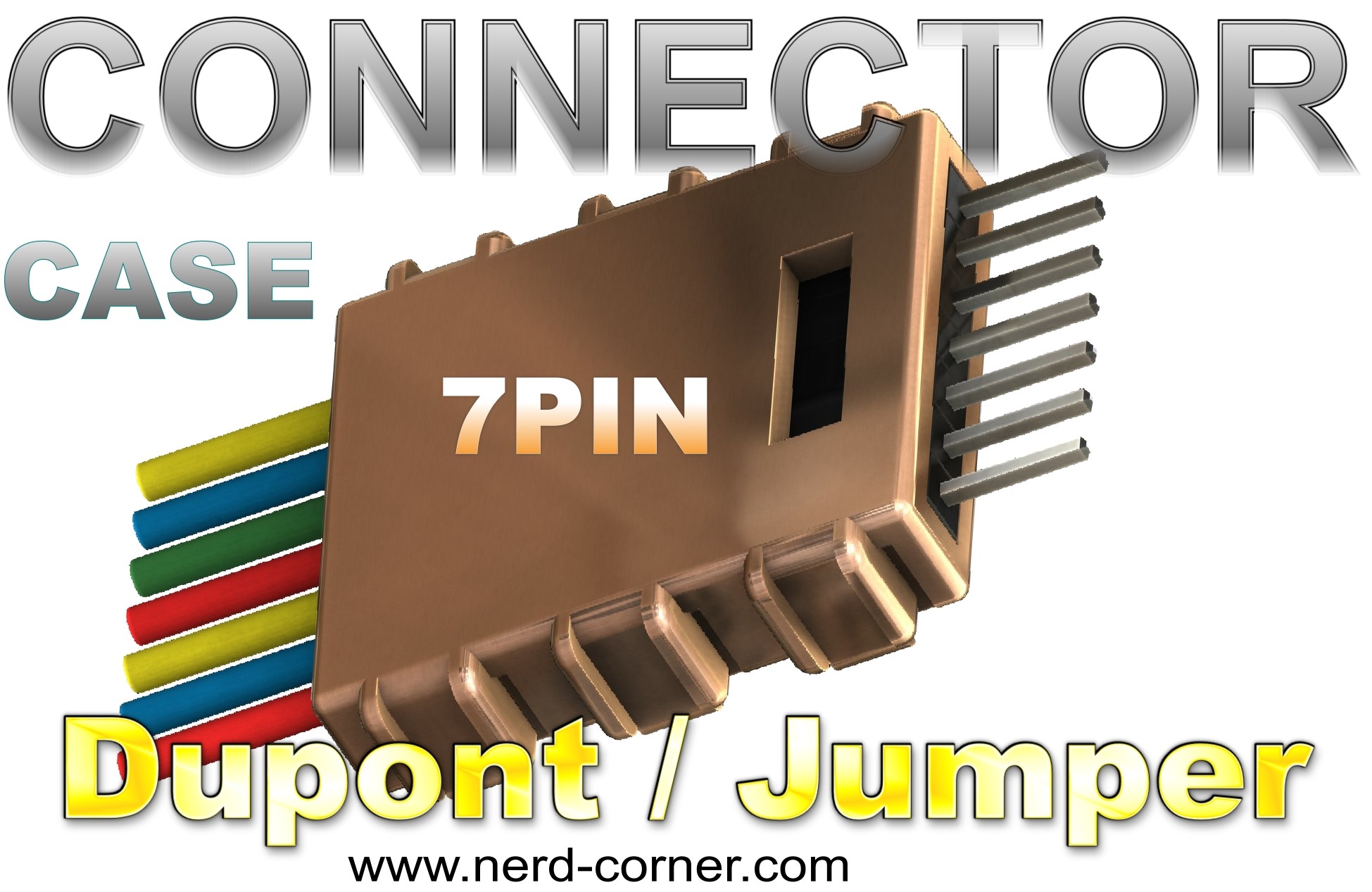 Connector housing Dupont 7Pin