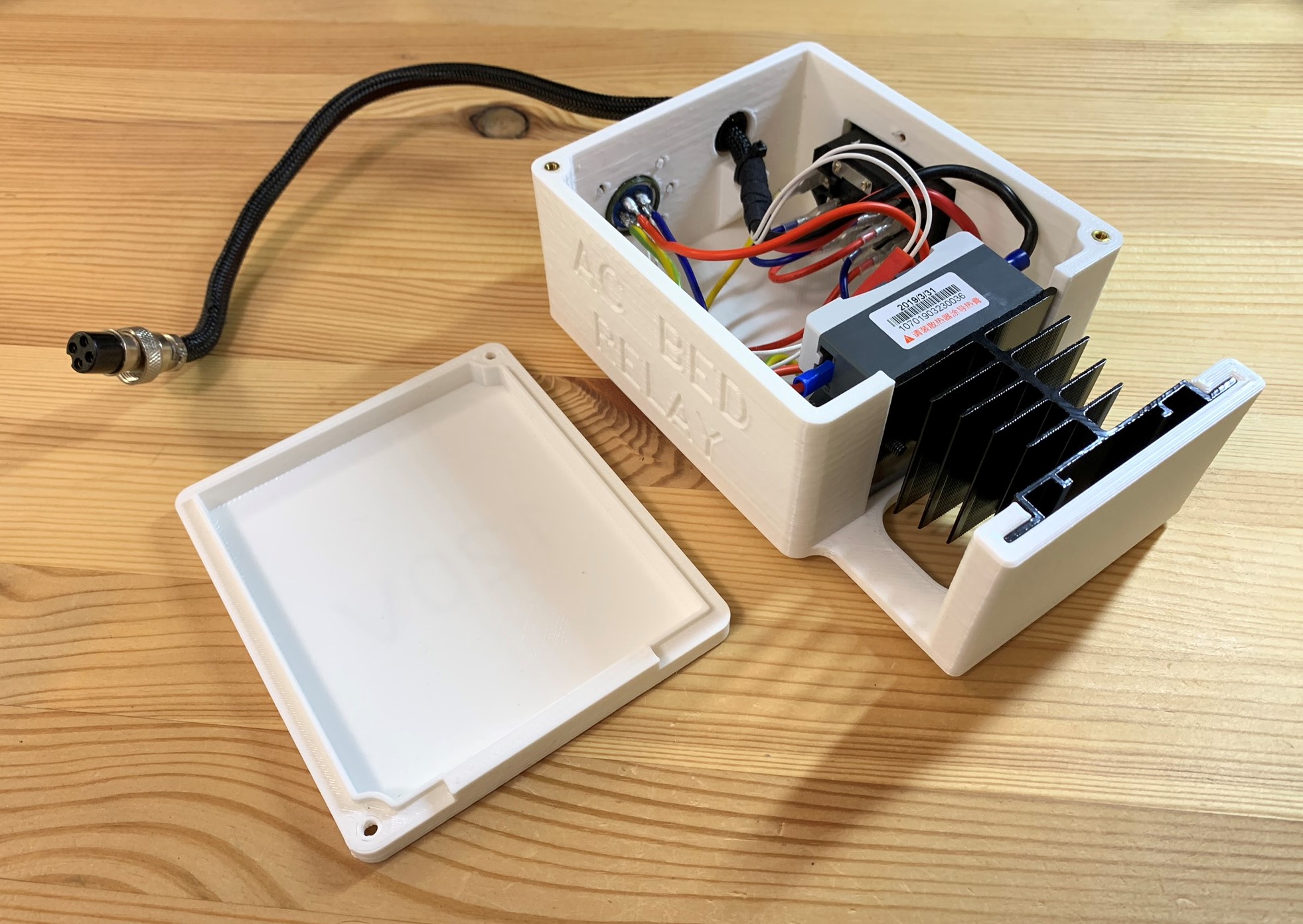 AC Heat Bed SSR Enclosure