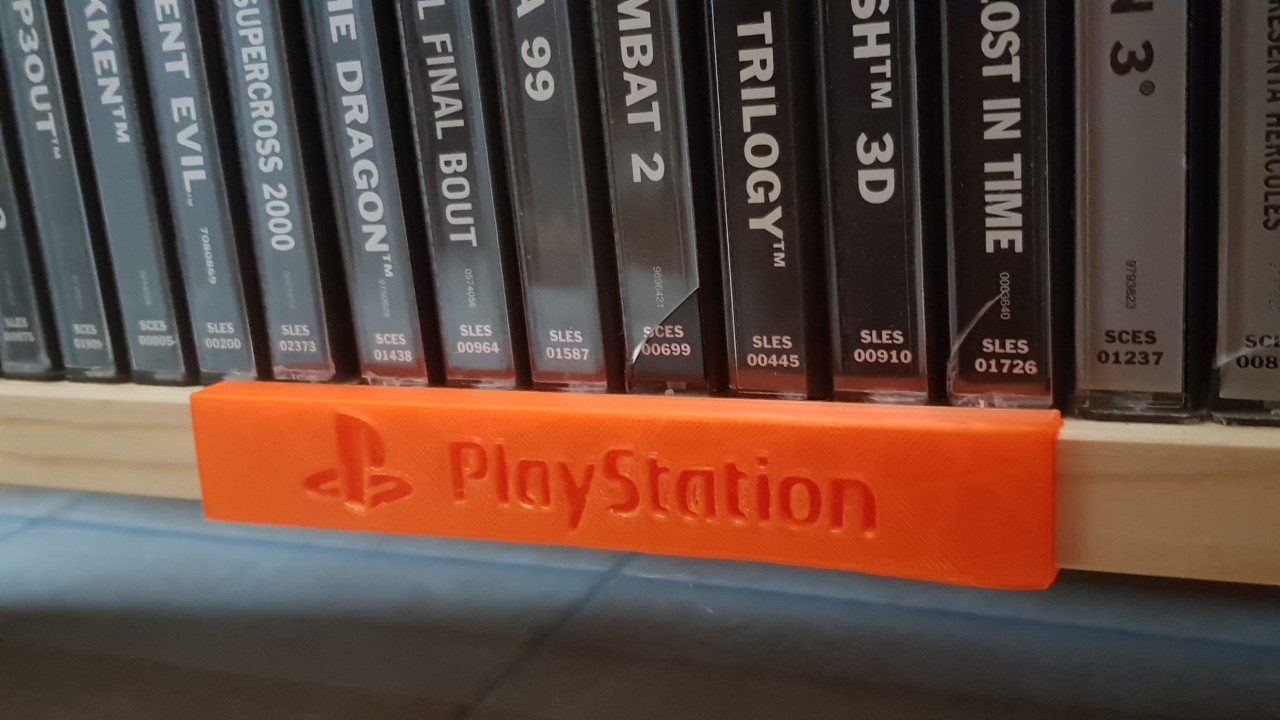 Videogame Shelf Labels