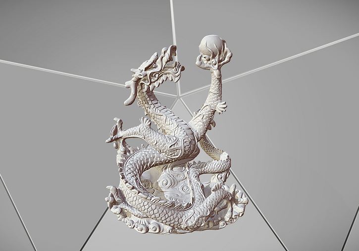 Dragon with pearl