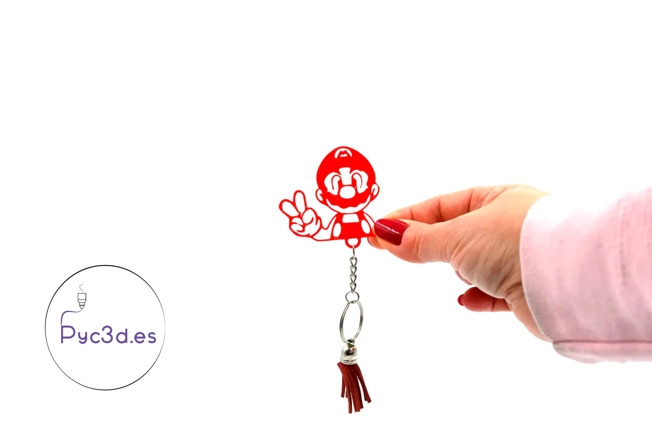 MARIO BROS VICTORY KEYCHAIN