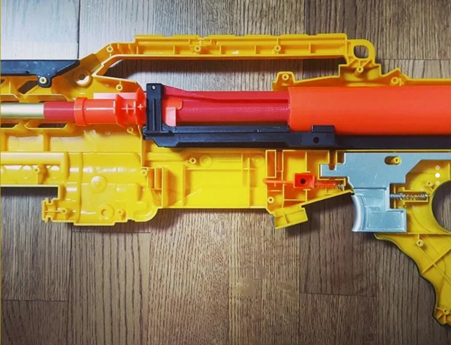 Lipless Brass Breech For Nerf Longshot Systems