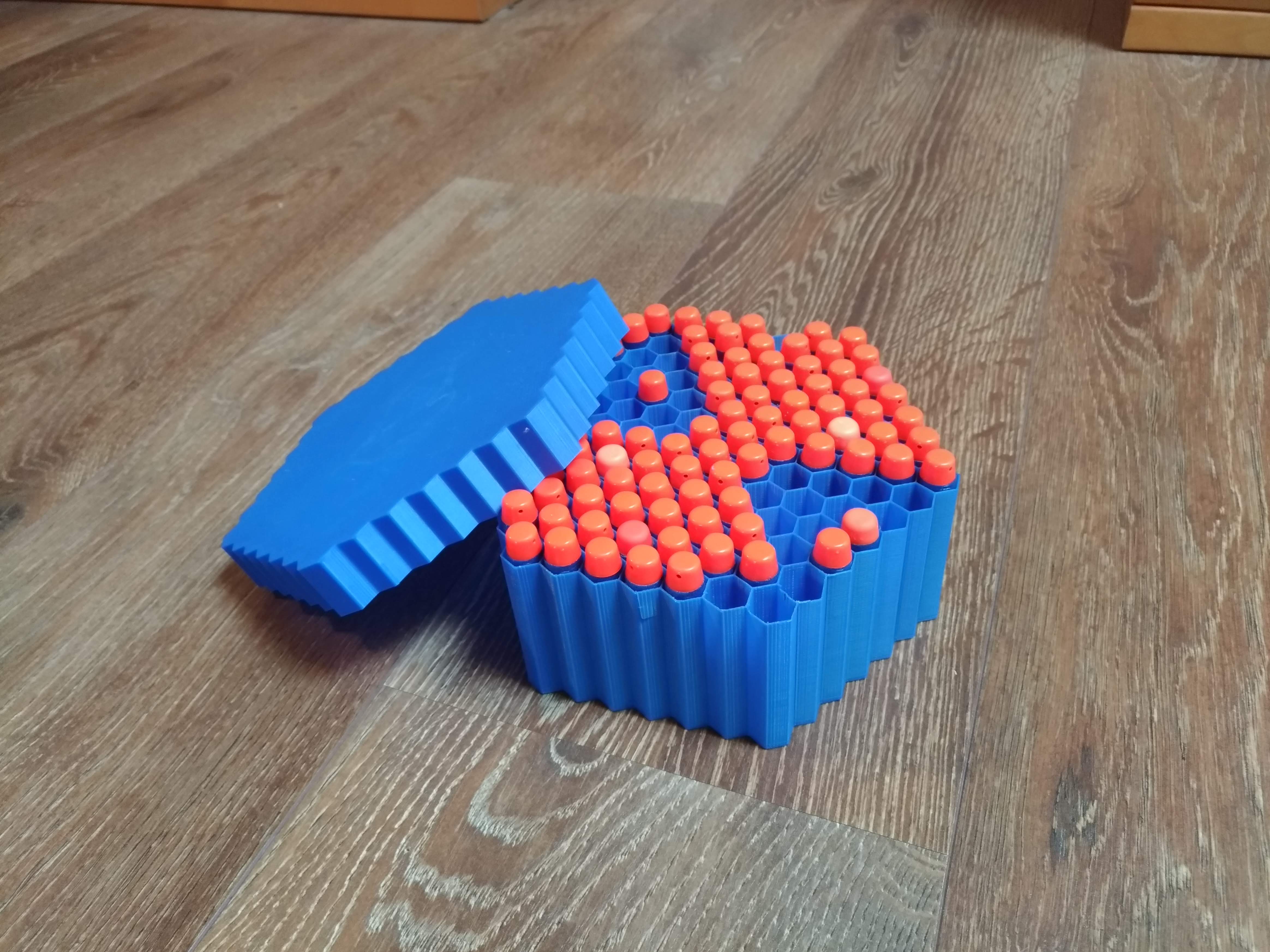 Nerf Hive Box - hexagonal darts container