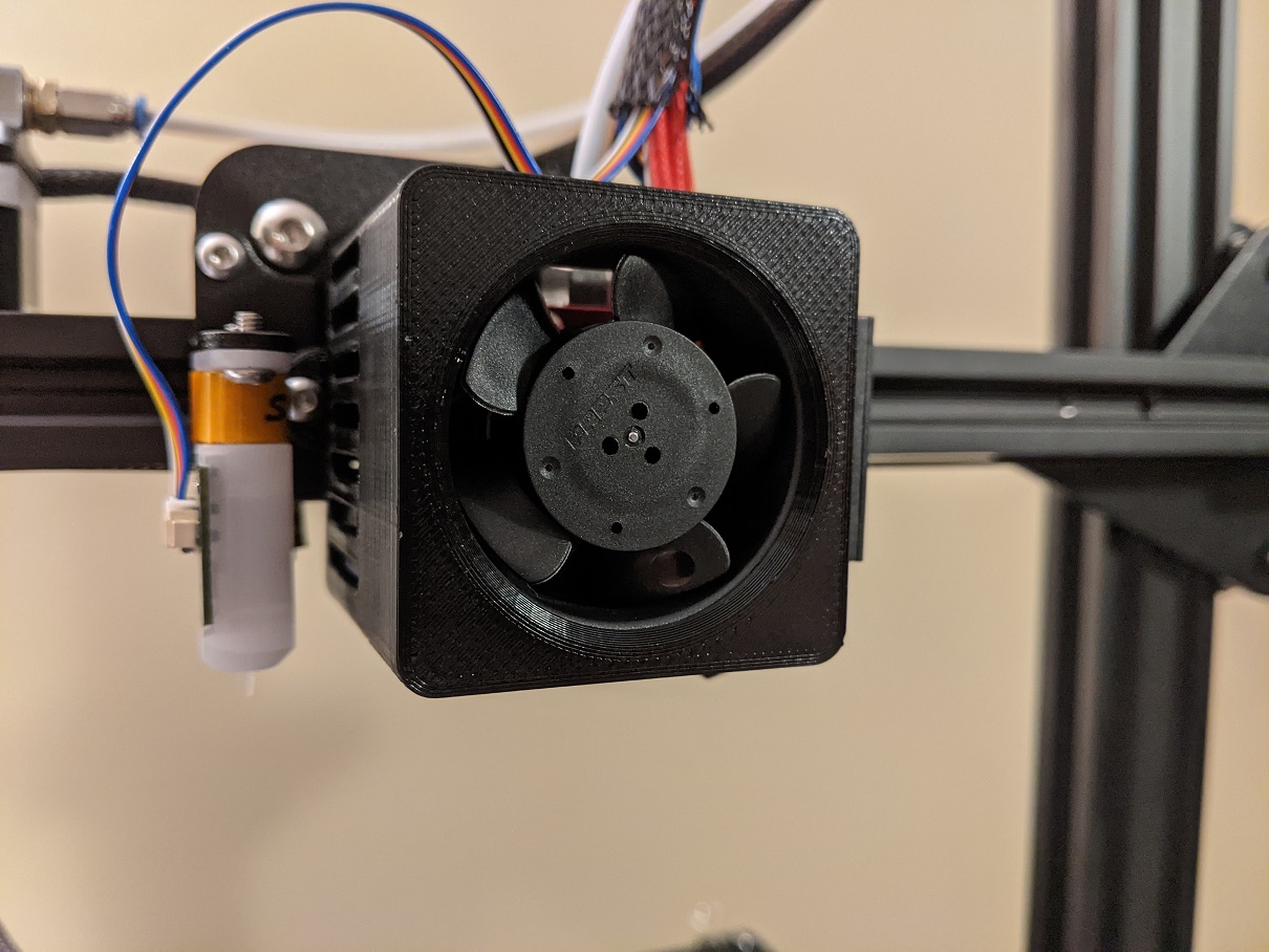 Ender 3 V2 Hotend 4020 Fan Shroud