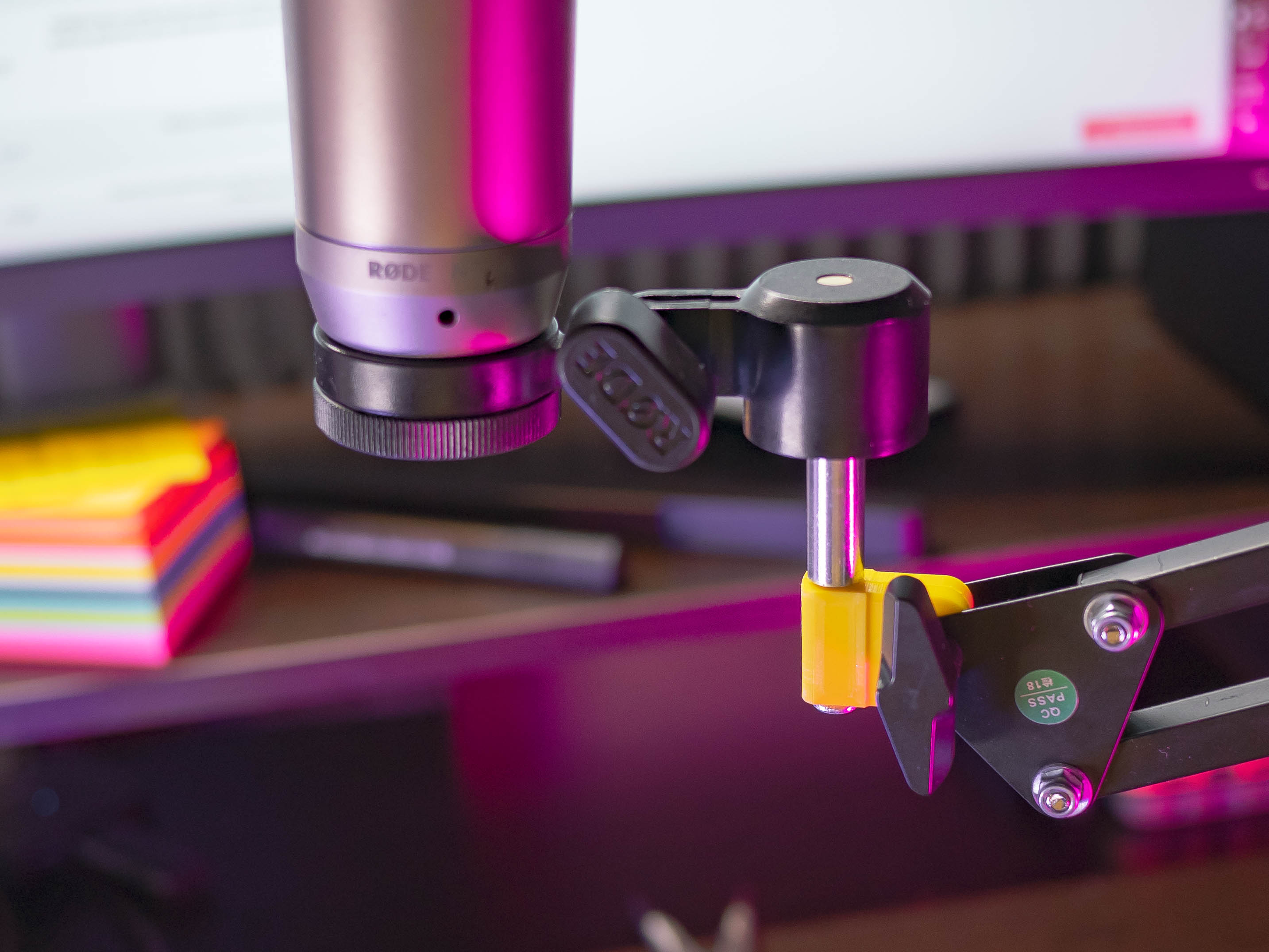 Boom Arm Holder (mic stand clip)