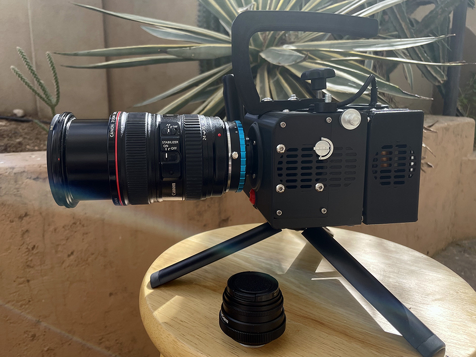 Camera 2: Cinema-style camera housing for Raspberry Pi 4 and HQ camera