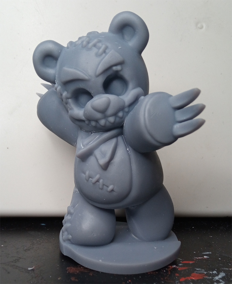 Demonic teddy bear