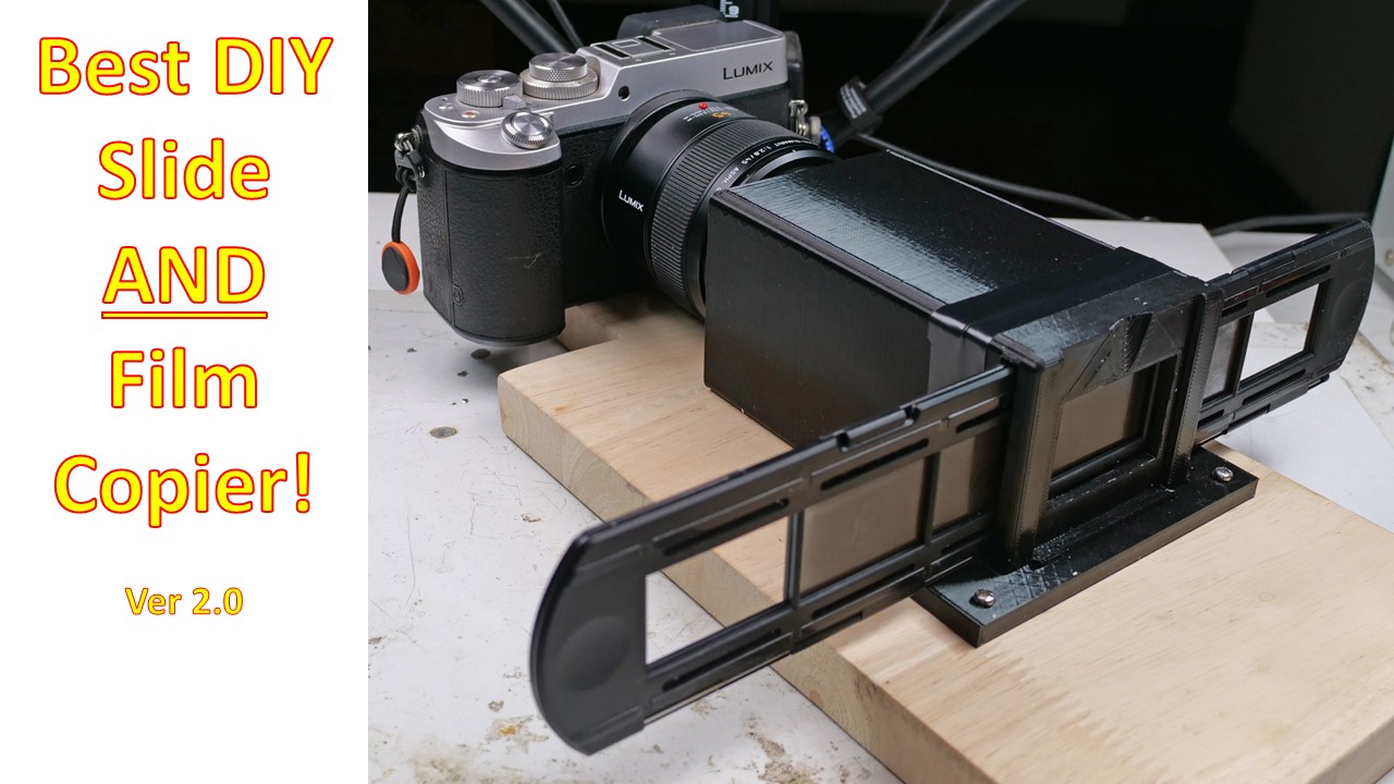 DIY 35mm Slide And Film Holder / Copier