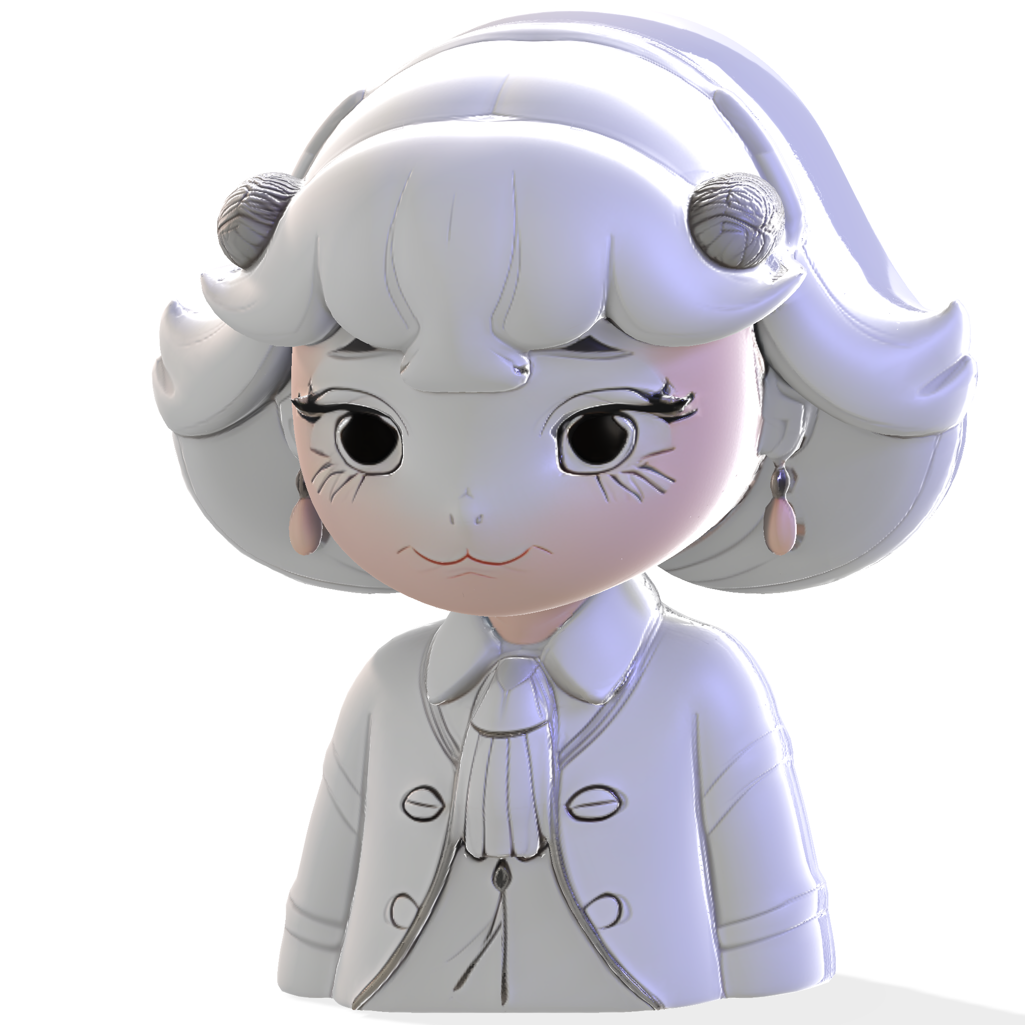 Vintage Lady Character Bust