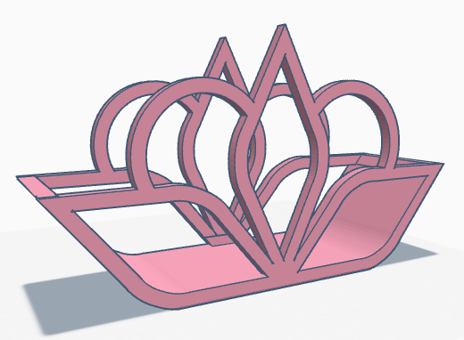 Lotus napkin holder