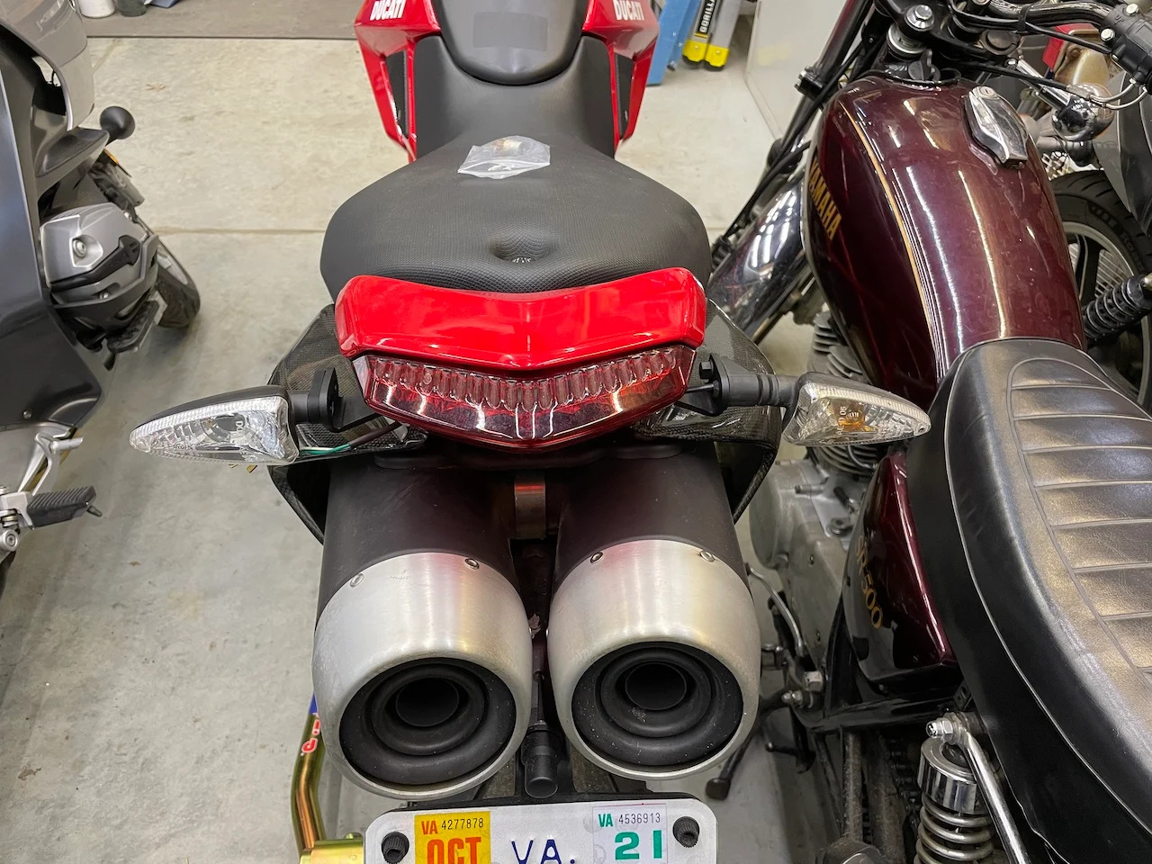 Ducati Hypermotard turn signal bushing